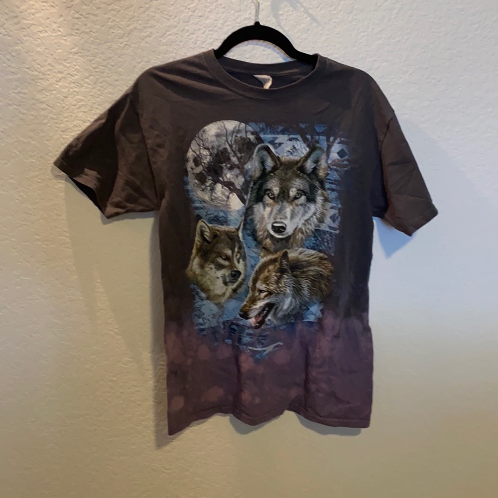 Dip Dye Wolf T